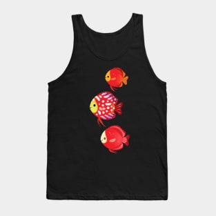 Red discus Tank Top